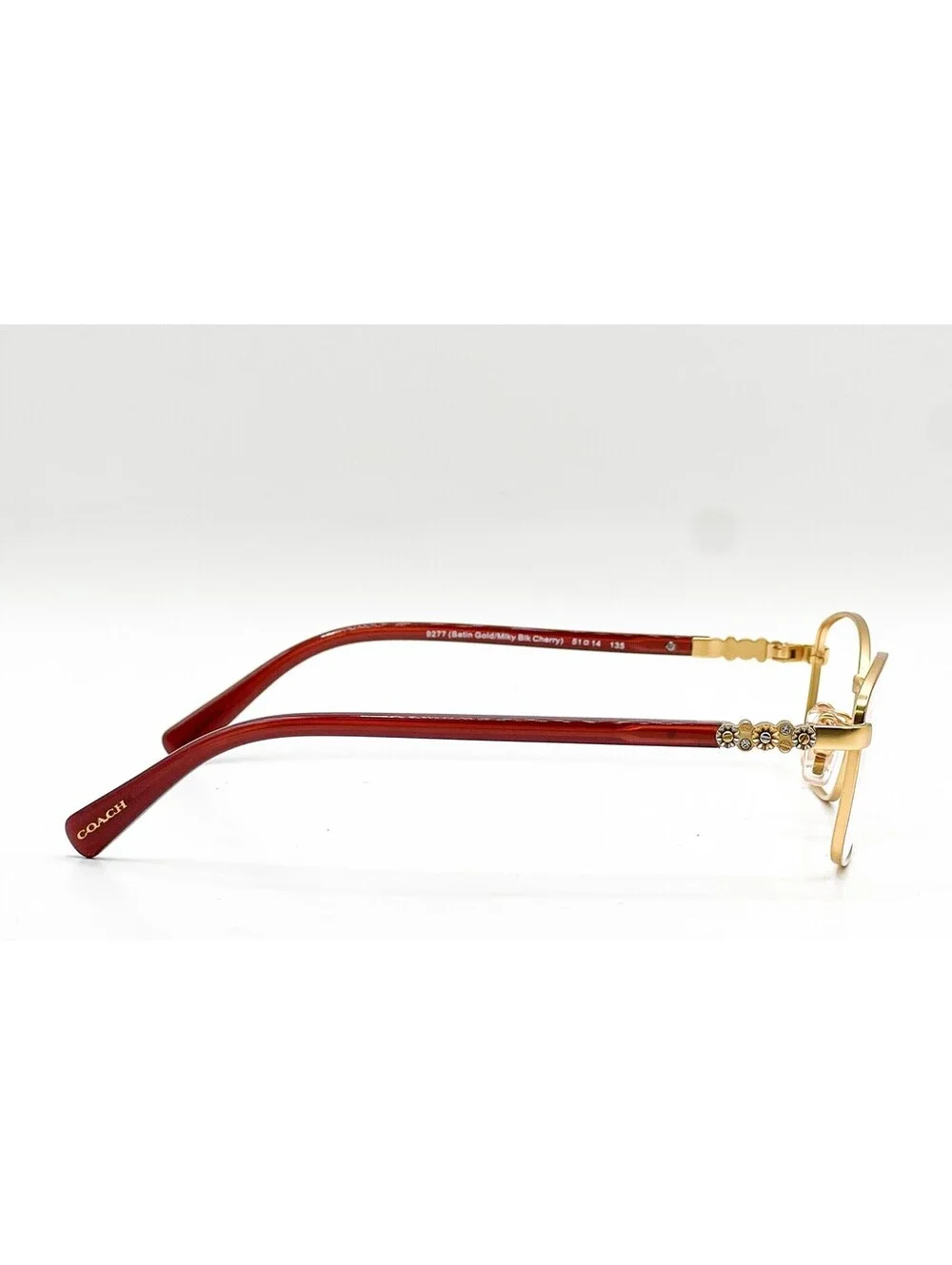 Coach HC 5083B 9277 Gold/Black Cherry Authentic Eyeglass Frames 51-14-135